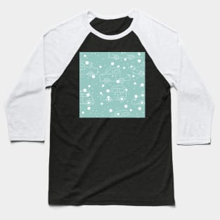 Car Pattern Baseball T-Shirt